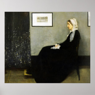 Whistler’s Mother by James Abbott McNeill Whistler Poster