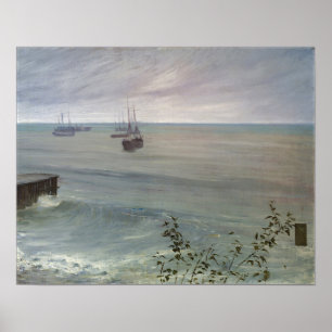 Whistler - Symphony In Grey And Green The Ocean Poster