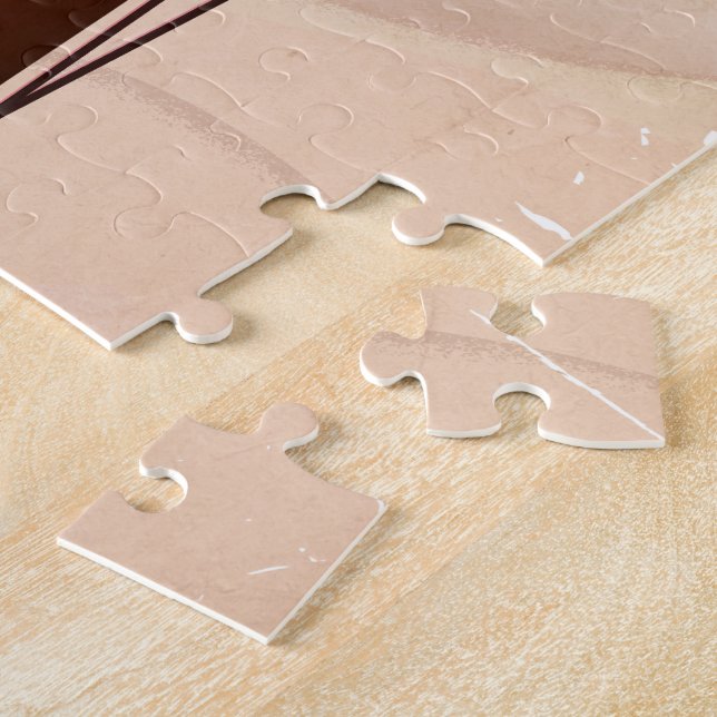 Whistler,Vancouver, British Columbia Ski poster Jigsaw Puzzle (Side)