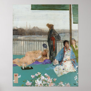 Whistler - Variations in Flesh Colour and Green Poster