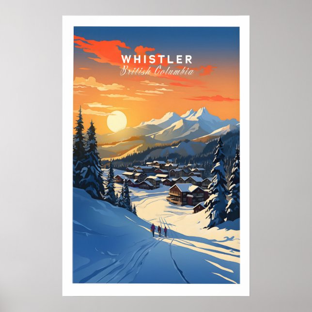 Whistler Wall Art Ski Print 1 (Front)