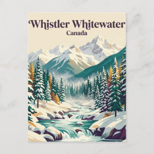 Whistler Whitewater Canada Postcard
