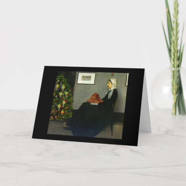 Whistler's Mother Christmas Card (Front)