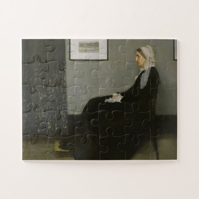 Whistler's mother James Abbott Mcneill Whistler Jigsaw Puzzle (Horizontal)