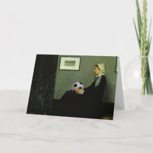 Whistler's Soccer Mum Greeting Card