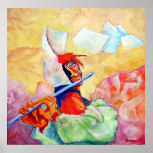 WHISTLING IN THE WIND POSTER