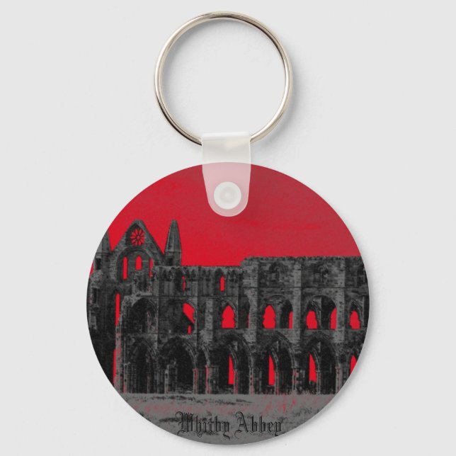 Whitby Abbey Key Ring (Front)