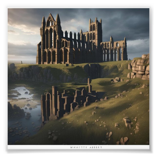 Whitby Abbey Photo Print (Front)