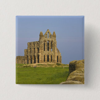 Whitby Abbey, Whitby, North Yorkshire, England 15 Cm Square Badge