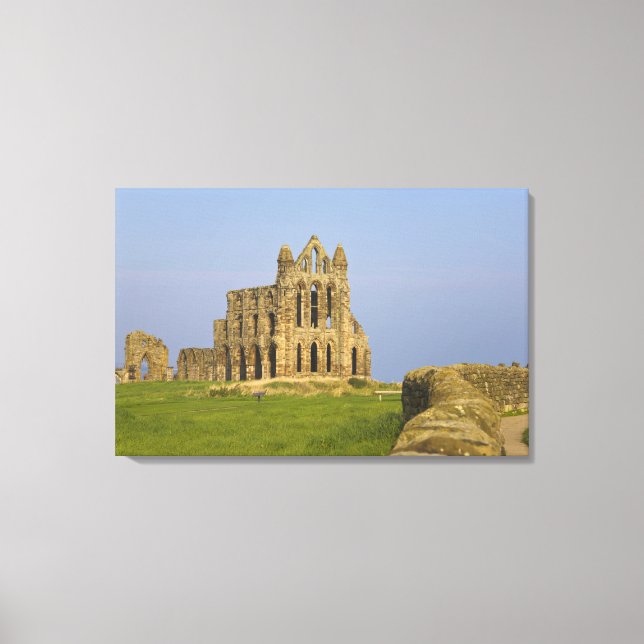 Whitby Abbey, Whitby, North Yorkshire, England Canvas Print (Front)