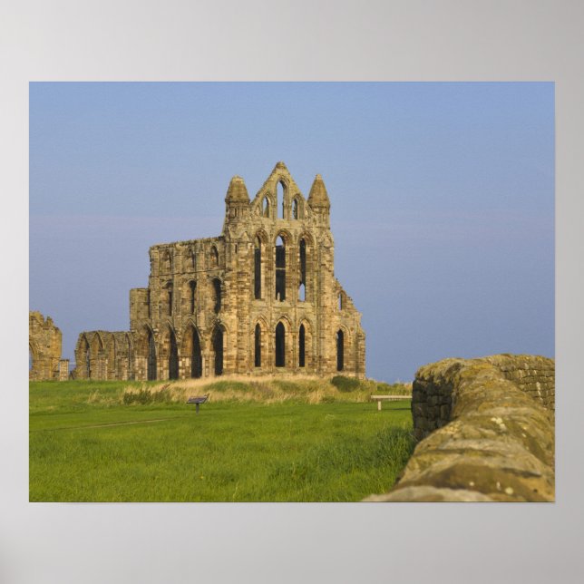 Whitby Abbey, Whitby, North Yorkshire, England Poster (Front)