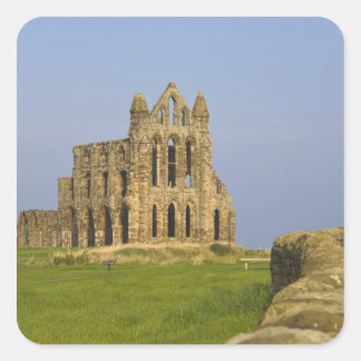 Whitby Abbey, Whitby, North Yorkshire, England Square Sticker