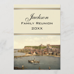 Whitby II, Yorkshire, England Family Reunion Invitation