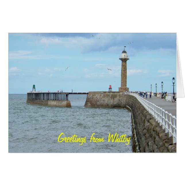 Whitby in North Yorkshire, England. (Front Horizontal)