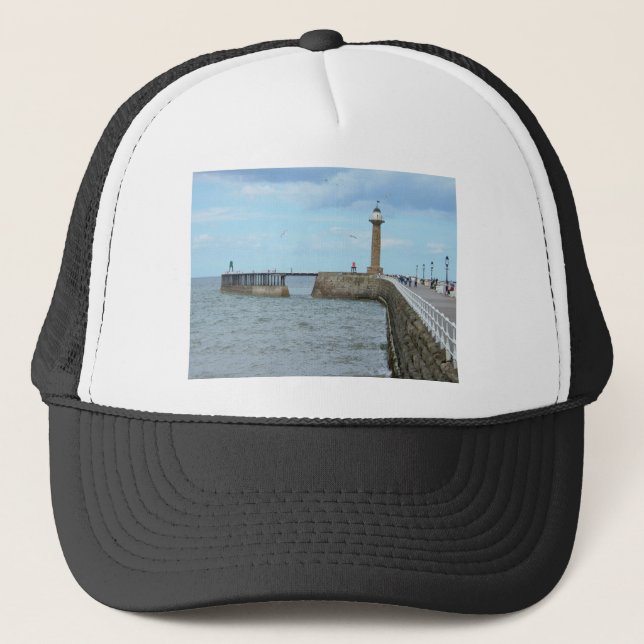Whitby in North Yorkshire, England. Trucker Hat (Front)
