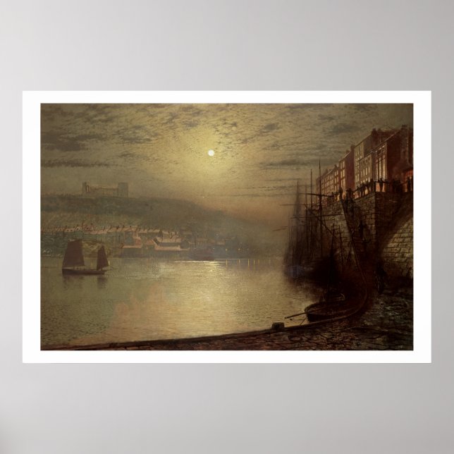 Whitby (oil on canvas) poster (Front)