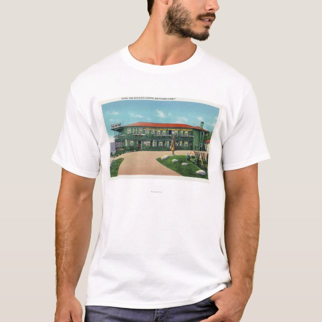 Whitcomb Summit Hotel and Souvenir Shoppe View T-Shirt (Front)
