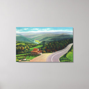 Whitcomb Summit of Deerfield River Valley Canvas Print