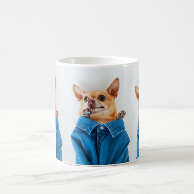 White 11 oz Classic White Mug (Center)