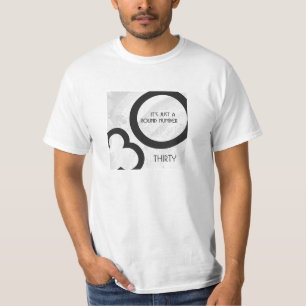 White 30 Decade Birthday T-Shirt