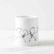 White 325 ml Classic White Mug. The Wedding.