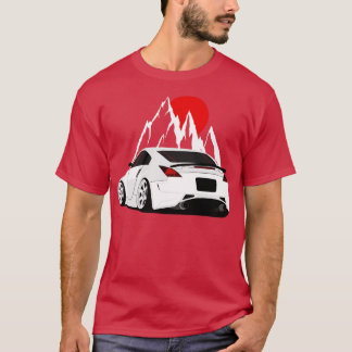 White 350Z Background 20022008 T-Shirt