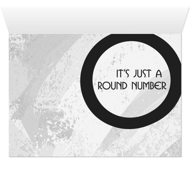 White 50 Decade Birthdday (Inside Horizontal (Bottom))