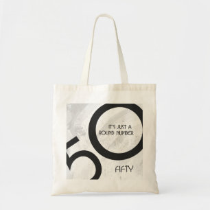 White 50 Decade Birthdday Tote Bag