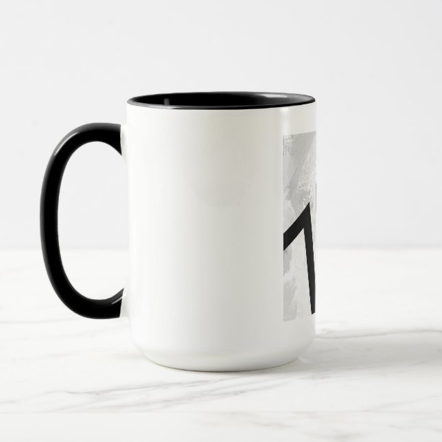 White 70 Decade Birthday Mug (Left)