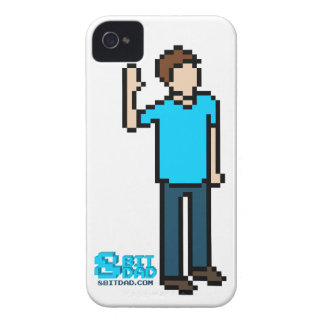 White 8-bit iPhone 4 Case