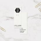 White Add Your Logo Multiple Keychain Display Card