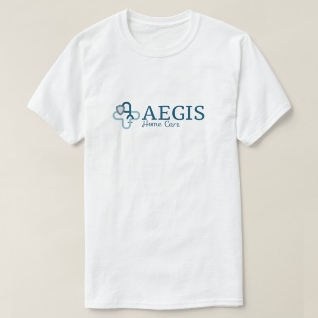 White Aegis T-Shirt  (Design Front)