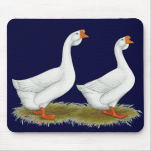 White African Geese Mouse Mat