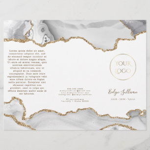 white agate brochure