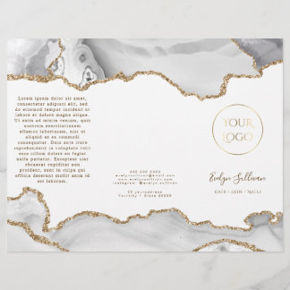 white agate brochure
