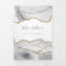 White Agate Trifold Brochure