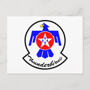White Air Force Thunderbirds Postcard