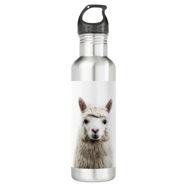 White Alpaca 710 Ml Water Bottle (Front)
