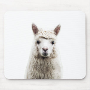 White Alpaca Mouse Mat