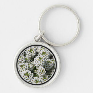 White Alyssum Key Ring