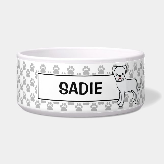 White American Bulldog With Pet's Name (Front)