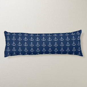White Anchor Body Cushion