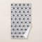 White and Black Art Deco Style Triangles Pattern