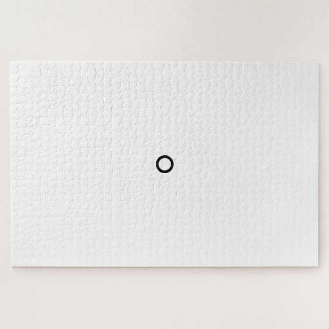 white and black circle jigsaw puzzle (Horizontal)