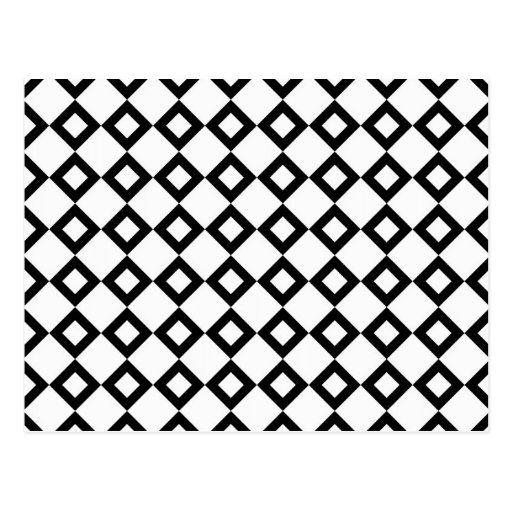 White and Black Diamond Pattern | Zazzle