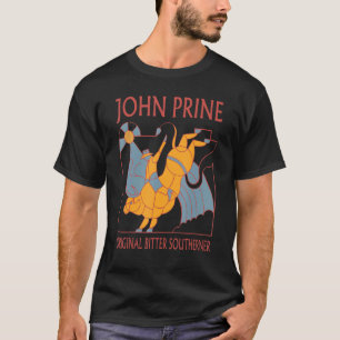 White And Black John Art Prine Quote Music Essenti T-Shirt