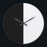 White and black modern  large clock<br><div class="desc">Our design is the best choice for you</div>