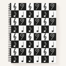 white and black music pattern