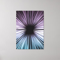 White And Black Optical Illusion Canvas Wall Art