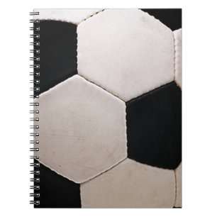 White and Black Soccer Ball Notebook